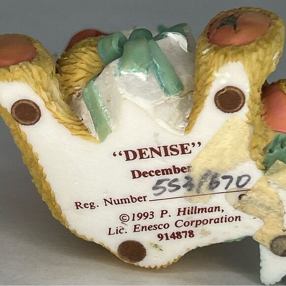 Cherished Teddies Enesco 1993 December Denise #914878 - Picture 8 of 8